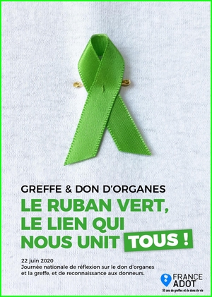 Le Ruban Vert et la Journée Nationale du Don d'Organes